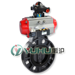 SD671S气动塑料蝶阀 SD671S气动塑料蝶阀