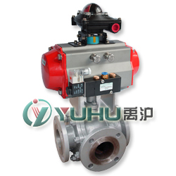 Q644/45F气动三通球阀