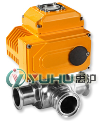 电动三通卫生球阀 卫生级电动球阀